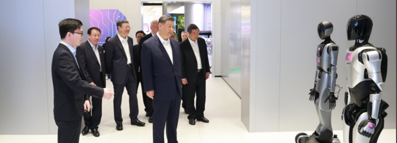 Xi inspects Shanghai large-model incubator, underscoring China's AI ambitions