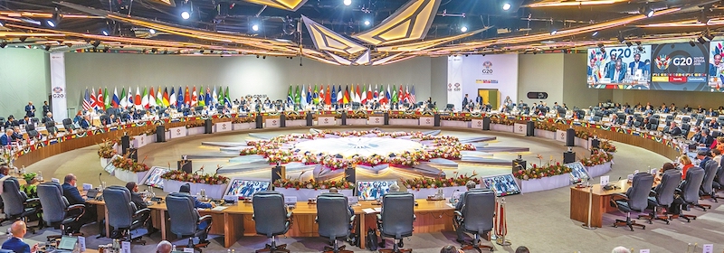 G20 summit adopts declaration on opening day despite US boycott