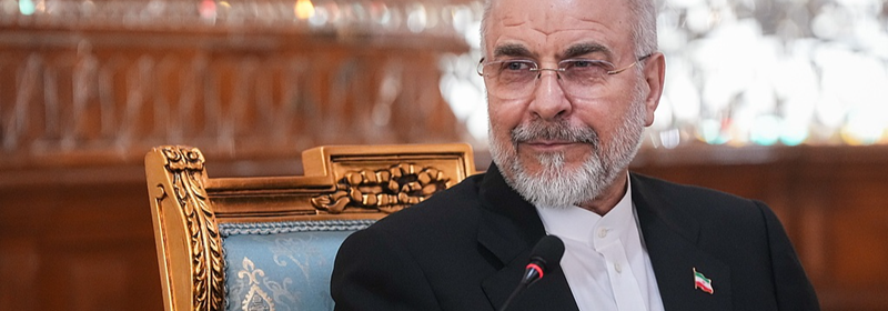 Iran's parliament speaker insists 'no alternative' to 14-point proposal
