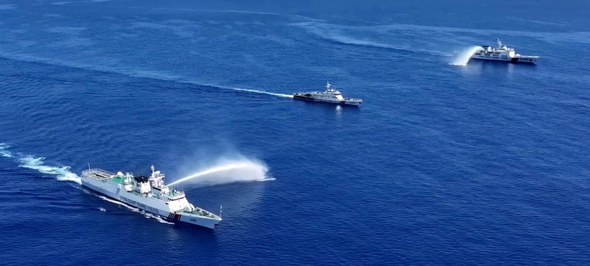 China Coast Guard conducts law enforcement drills near Huangyan Dao