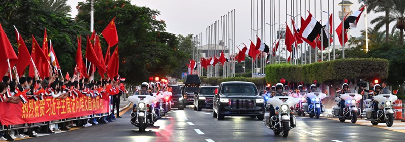 Xi leaves Egypt after state visit